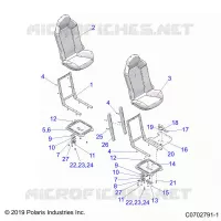 SEAT ASM. AND SLIDER