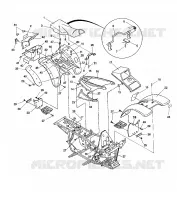 BODY   FRAME 350 4X4 / W928139 (4922832283001A)
