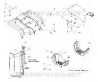 REAR CAB, SEAT AND FOOTWELLS