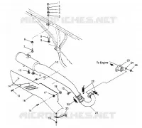 EXHAUST SYSTEM 6X6 300 W948730 (4926792679A010)