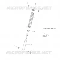 FRONT SUSPENSION SHOCK MOUNTING