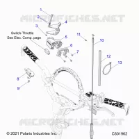 ENGINE, THROTTLE CONTROL ASM.
