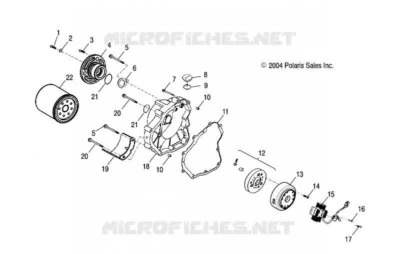 CRANKCASE COVER, RH