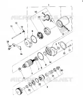 STARTING MOTOR ASSEMBLY 350 2X4