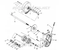 DRIVE TRAIN ASSEMBLY 600 XCR 0951676 (4929132913B010)