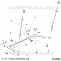 SUSPENSION, REAR STABILIZER BAR