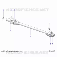 DRIVE TRAIN, FRONT PROP SHAFT