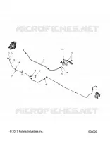 REAR BRAKE BRAKE LINE AND PARK BRAKE