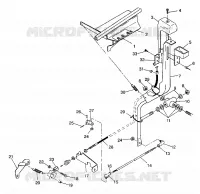 SHIFT LINKAGE ASSEMBLY 6X6 250 W938727 (4924092409038A)