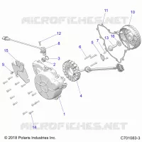 ENGINE, STATOR AND COVER