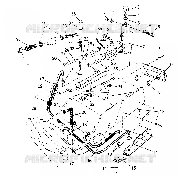 COOLING SYSTEM  440 XCR SP X951660 (4932833283B006)