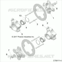SUSPENSION, REAR CARRIER AND HUB