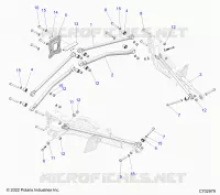 REAR SUSPENSION TRAILING ARMS MOUNTING