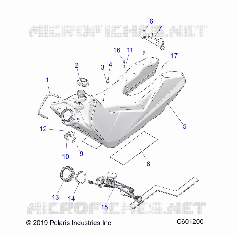 FUEL SYSTEM, FUEL TANK ASM.