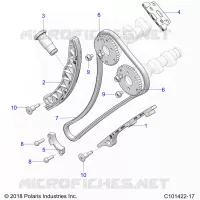 CAM CHAIN AND SPROCKET