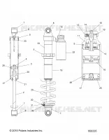 SUSPENSION, REAR SHOCK TRACK (7044566)