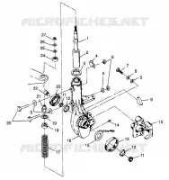 FRONT STRUT    BIG BOSS 6X6 400L W97AE38A (4940814081B006)