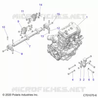 ENGINE, MOUNTING
