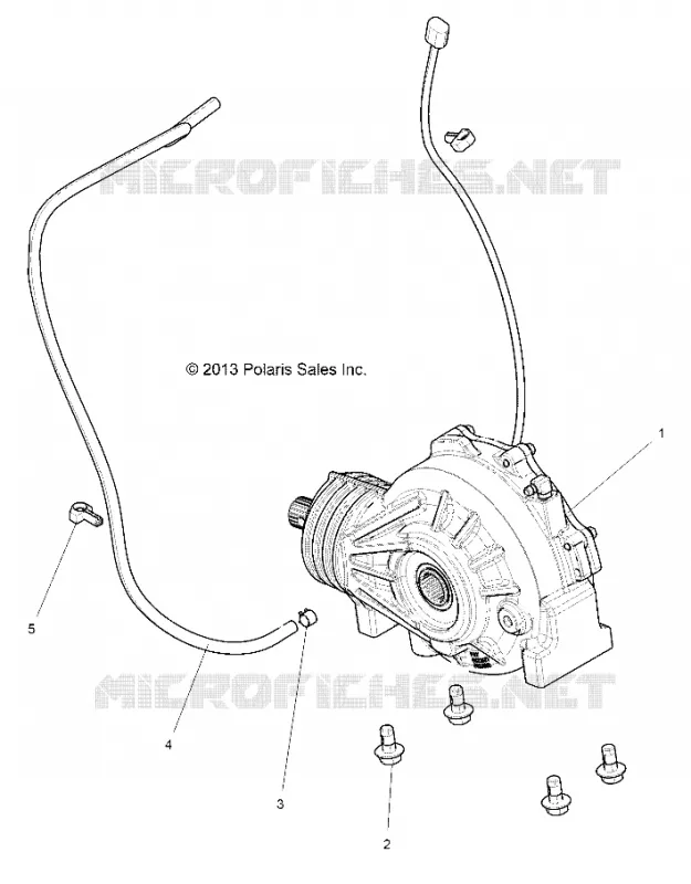 DRIVE TRAIN, FRONT GEARCASE MOUNTING