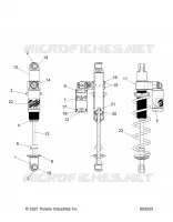 SUSPENSION, REAR SHOCK TRACK, VELOCITY