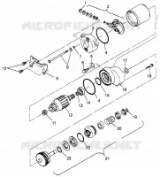 STARTING MOTOR (BLAZER) TRAIL BLAZER W97BA25C (4940124012D009)
