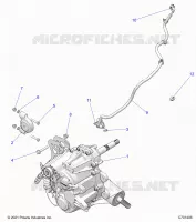 DRIVE TRAIN, MAIN GEARCASE MOUNTING