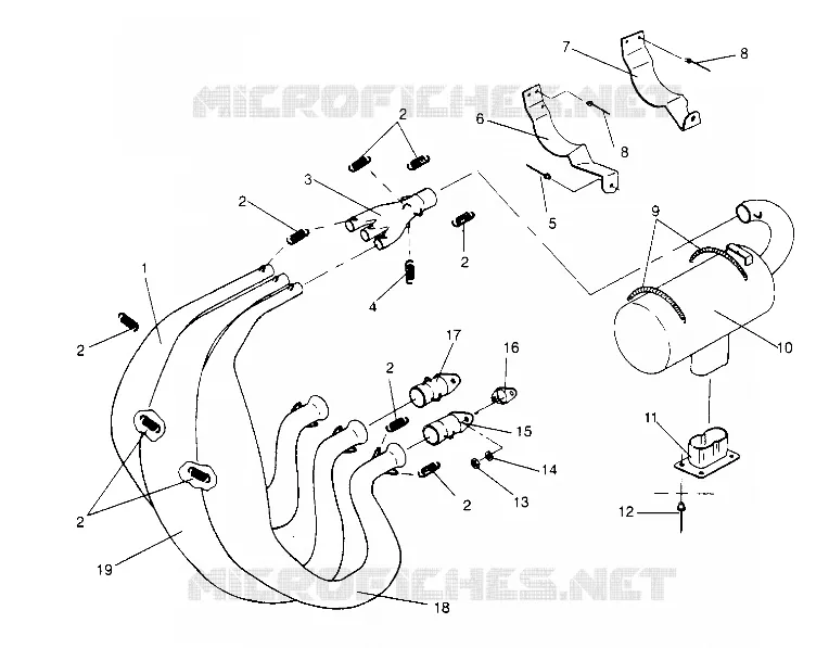 EXHAUST SYSTEM STORM 0950782, STORM SKS 0950582,  EURO STORM E950782, EURO (4929012901C006)