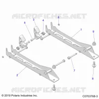 SEAT MOUNTING, PASS.