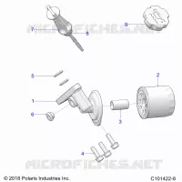 OIL FILTER AND DIPSTICK