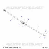 DRIVE TRAIN, PROP SHAFT