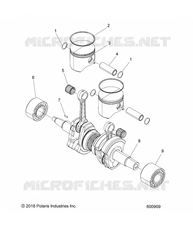 ENGINE, PISTON & CRANKSHAFT
