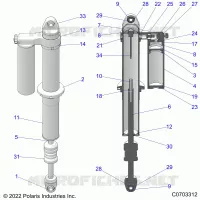 REAR SUSPENSION SHOCK