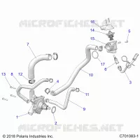 ENGINE, WATERPUMP AND BYPASS