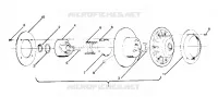 DRIVEN CLUTCH 400, 500, 500 CLASSIC AND 650 UPDATED 10/88 (4915411541013A)