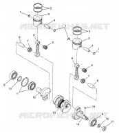 PISTON   CRANKSHAFT LITE 0983433 AND LITE DELUXE 0983431 (4941864186C005)