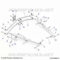 REAR SUSPENSION TRAILING ARMS MOUNTING