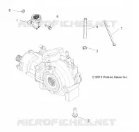 DRIVE TRAIN, GEARCASE MOUNTING, FRONT