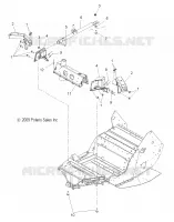 CHASSIS, SHOCK TOWERS