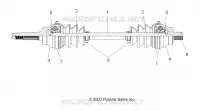 DRIVE TRAIN, FRONT DRIVE SHAFT