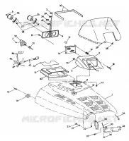 HOOD ASSEMBLY 440 XCR (4921352135007A)