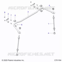 SUSPENSION, REAR STABILIZER BAR