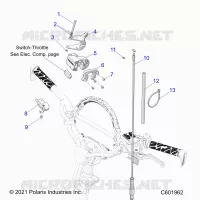 ENGINE, THROTTLE CONTROL ASM.