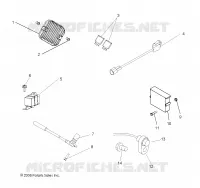 REGULATOR, RELAYS, SENSORS AND ECU