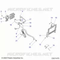 ELECTRICAL, HORN AND LICENSE PLATE BRACKET