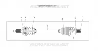 DRIVE TRAIN, DRIVE SHAFT, FRONT