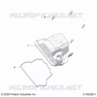 ENGINE, VALVE COVER