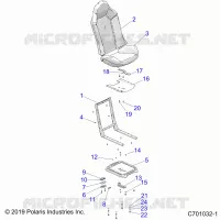 SEAT ASM. AND SLIDER