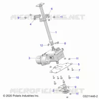 STEERING POST  AND EPS