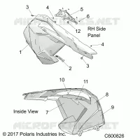 SIDE PANELS, RH