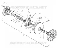 DRIVE CLUTCH ASSEMBLY WIDETRAK LX 0952064 AND  EUROPEAN WIDETRAK LX E952064 (4928942894C001)